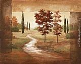 Vivian Flasch Famous Paintings - Autumn Scroll I